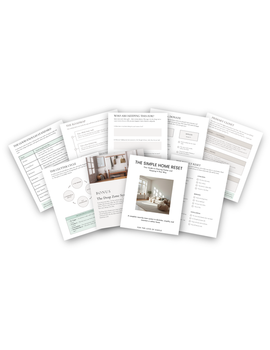 The Simple Home Reset